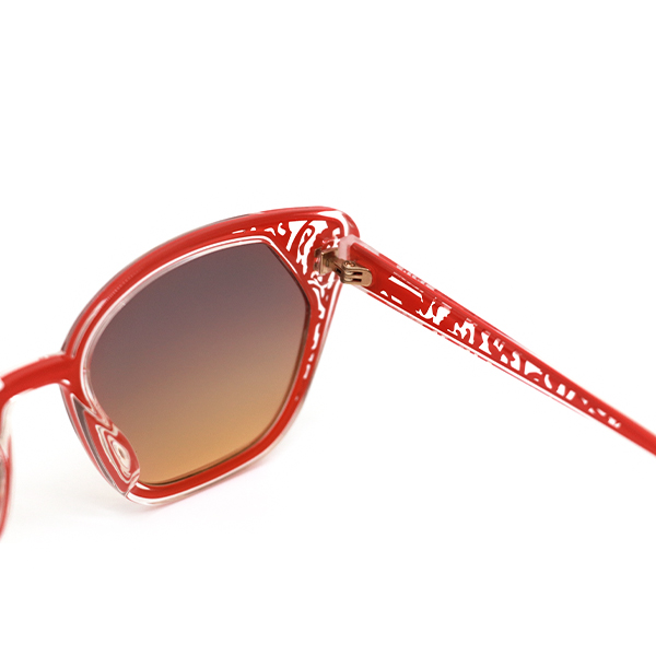 HCO004-Crystal Sunglasses with Metal Insert and 3D Printed Pattern Innovative Crystal Frame Eyewear OEMODM-4