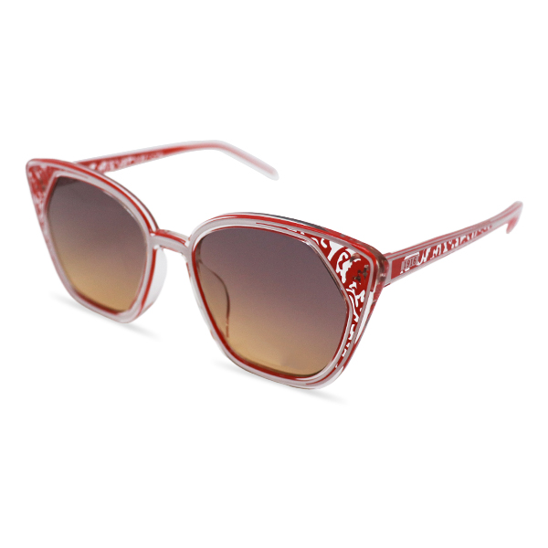 HCO004-Crystal Sunglasses with Metal Insert and 3D Printed Pattern Innovative Crystal Frame Eyewear OEMODM-5