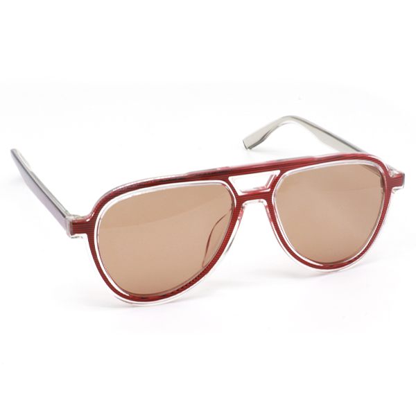 HCO005-Crystal Sunglasses with Metal Inlay Double Color Metal Front New Material Luxury Eyewear-2