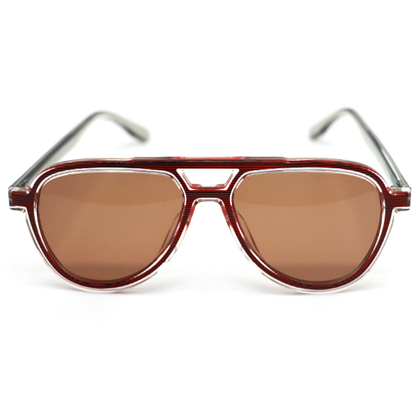 HCO005-Crystal Sunglasses with Metal Inlay Double Color Metal Front New Material Luxury Eyewear-5