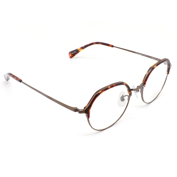 HMO001-Titanium Optical Frame with Acetate Front and Titanium Temple Lightweight Durable Eyewear OEMODM-3