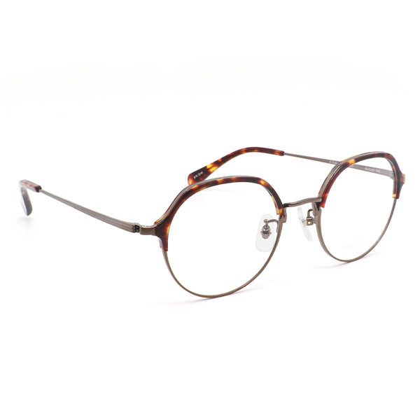 HMO001-Titanium Optical Frame with Acetate Front and Titanium Temple Lightweight Durable Eyewear OEMODM-4