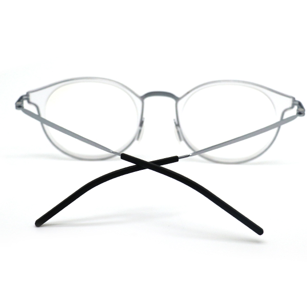 HTO001-Titanium Optical Frame with Acetate Front Combination Lightweight Comfortable Eyewear OEMODM-4
