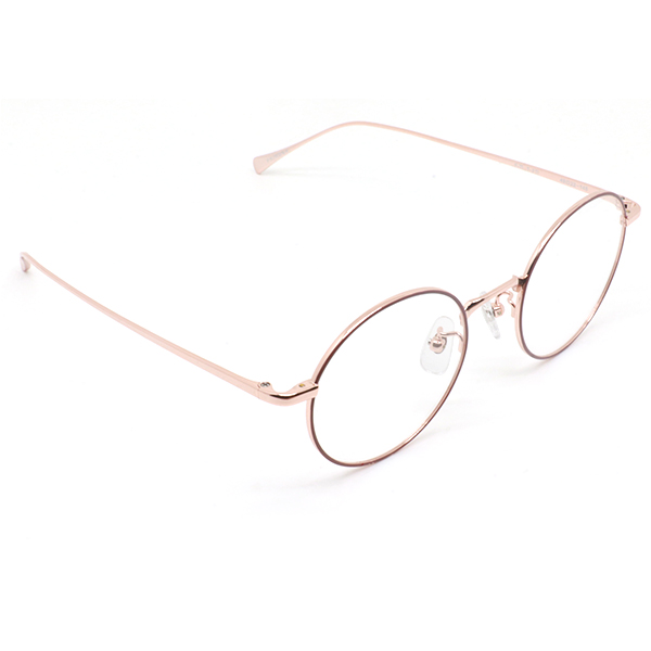 HTO002-Full Titanium Optical Frame with Double-Color Rim Design Lightweight Durable Titanium Eyewear OEMODM-3