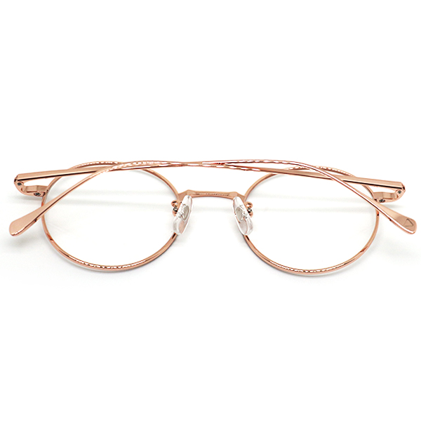 HTO002-Full Titanium Optical Frame with Double-Color Rim Design Lightweight Durable Titanium Eyewear OEMODM-5