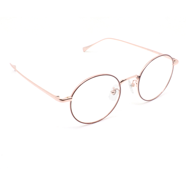 HTO002-Full Titanium Optical Frame with Double-Color Rim Design Lightweight Durable Titanium Eyewear OEMODM-6