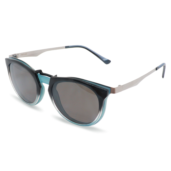 YB220125-Magnet Sunglasses with Injected Plastic Front and Metal Optical Frame Clip-On Sun Lens Eyewear OEMODM-5