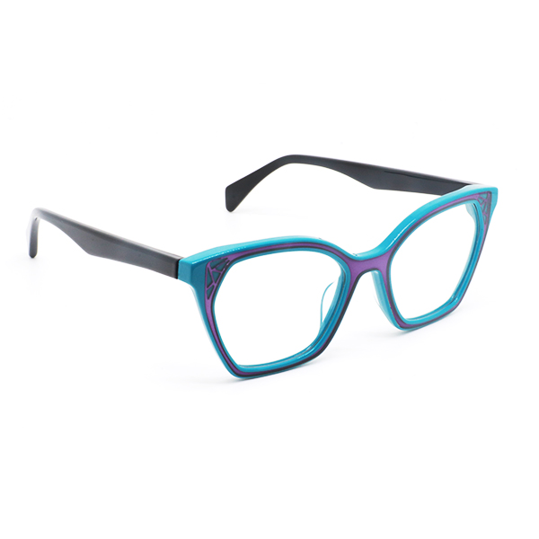 YB240138-Acetate Optical Frame with Patterned Acetate Material-3