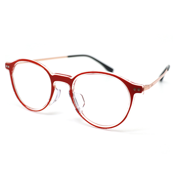 YC0459-Crystal Optical Glasses Frame with Metal Inset Front Metal Pins Luxury Eyewear-1
