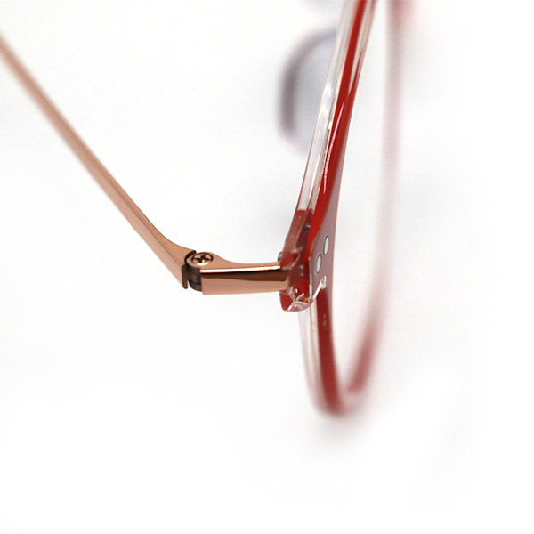 YC0459-Crystal Optical Glasses Frame with Metal Inset Front Metal Pins Luxury Eyewear-5