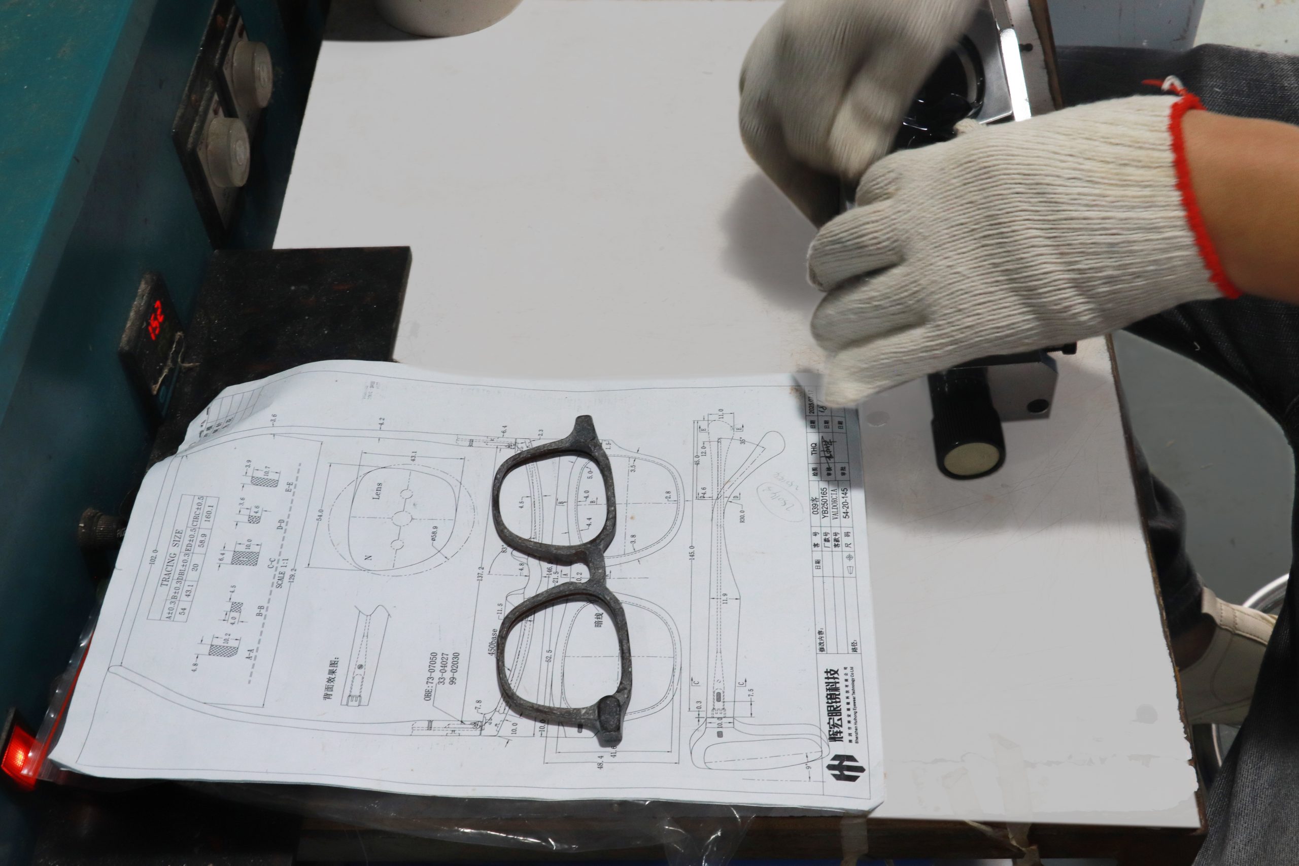eyewear frame bending
